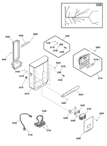 Control Panel Group Diagram and Parts List for 040375-04  Briggs and Stratton Generator